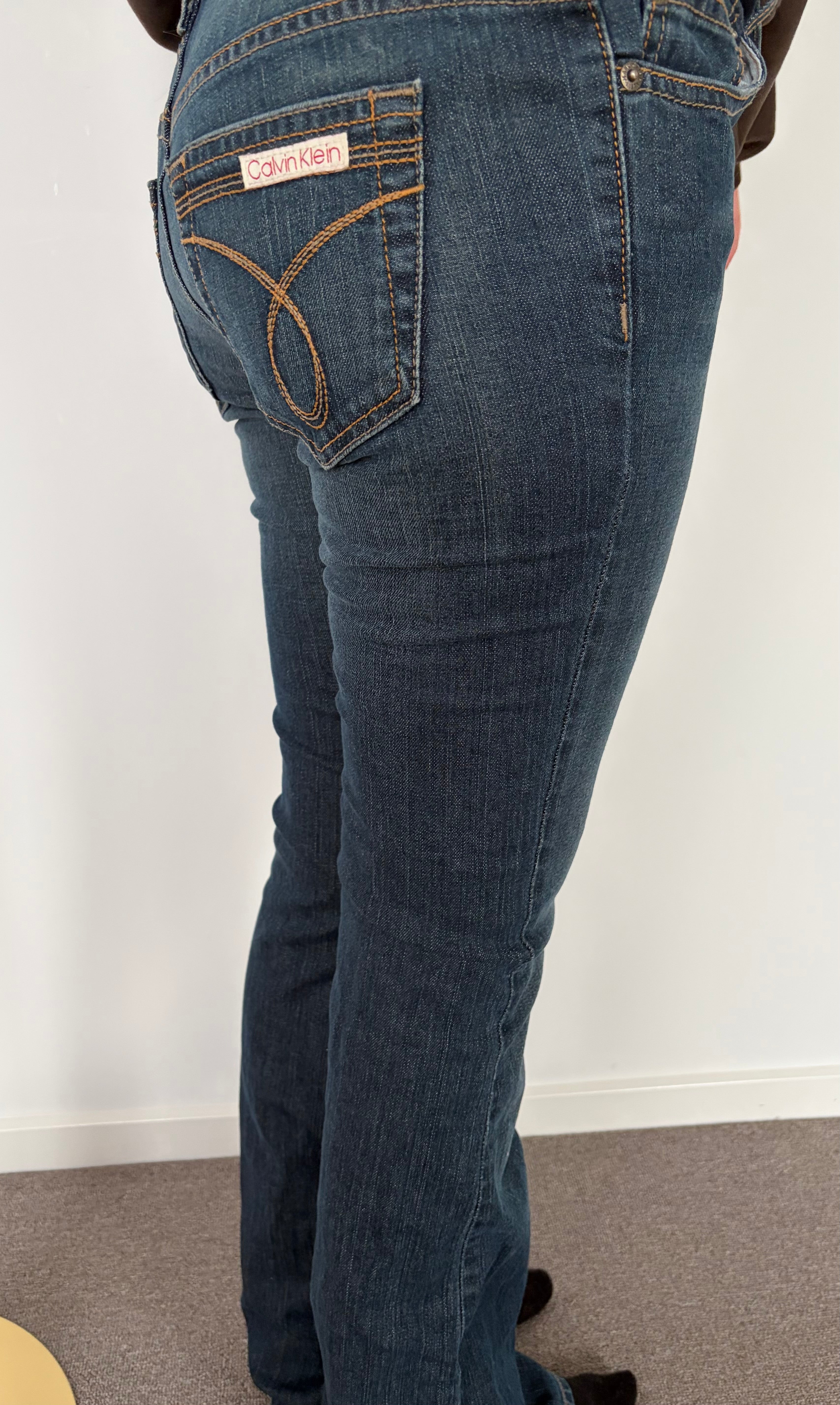 Calvin Klein Women's Blue Y2K Bootcut Jeans — Size 4 / W34